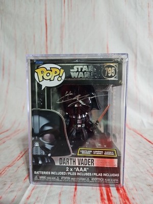 Hayden Christensen Signed Darth Vader Funko With JSA COA And Hard Protector
