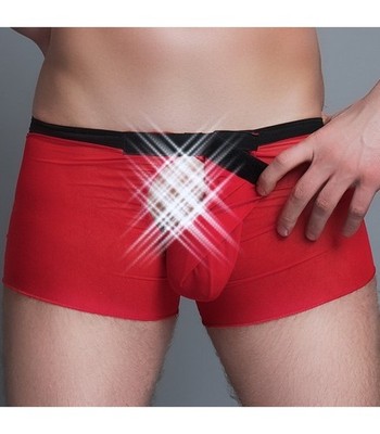 andalea Männer Herren Boxer MC/9012 Gr. 2xl/3xl Rot Dessous Nachtwäsche Neu