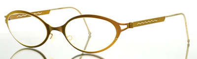 LINDBERG Strip 5100 Copper Womens Oval Full Rim Eyeglasses 49-19-125 B:30