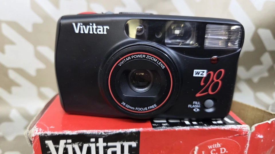 35 mm Camera Vivitar WZ28 28 to 52mm Point and Shoot  Zoom Lens Tested Functions - Image 2 of 4