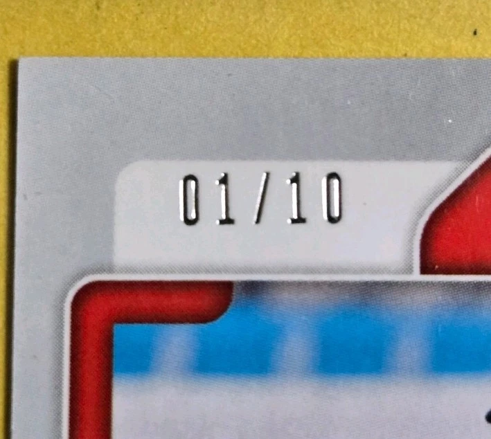 2022 Panini Prizm Ryan Ellis #22 GOLD PRIZM ROOKIE CARD.  SERIAL #D # 1/10 - Image 2 of 3