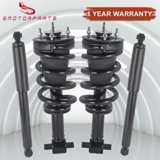 4PCS Front Rear Strut Shocks For 2014-2018 Chevy Silverado GMC Sierra 1500 4WD