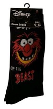 ANIMAL - Muppets Disney - crew socks - size 9-13