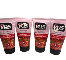 4 Alberto VO5 Leave In Conditioner Strawberries  Cream 5oz Sun Rip Strawberry  
