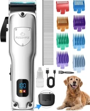 FuzzyFix Dog Grooming Kit, Dog Clippers for Grooming for Thick Heavy Coats