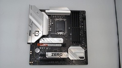 MSI B760M Project Zero Gaming Motherboard *DAMAGED* PC1721883 PC1722576