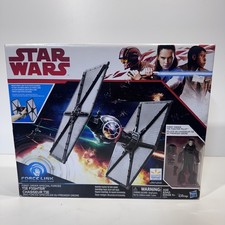 Star Wars Force Link First Order Tie Fighter Special Forces W/ Pilot Figure-NIB