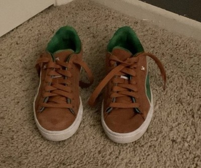 Puma x Minecraft Suede 'Grass Block' sneakers Size 5.5 US