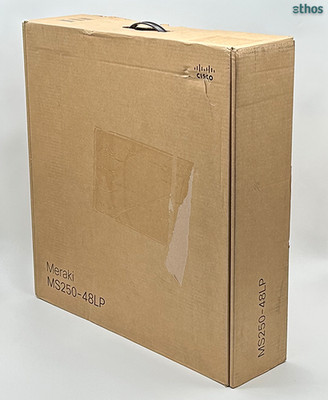 New Meraki MS250-48LP-HW L3 STCK CLD-MNGD 48X GIGE 370W POE SWITCH *UNCLAIMED*