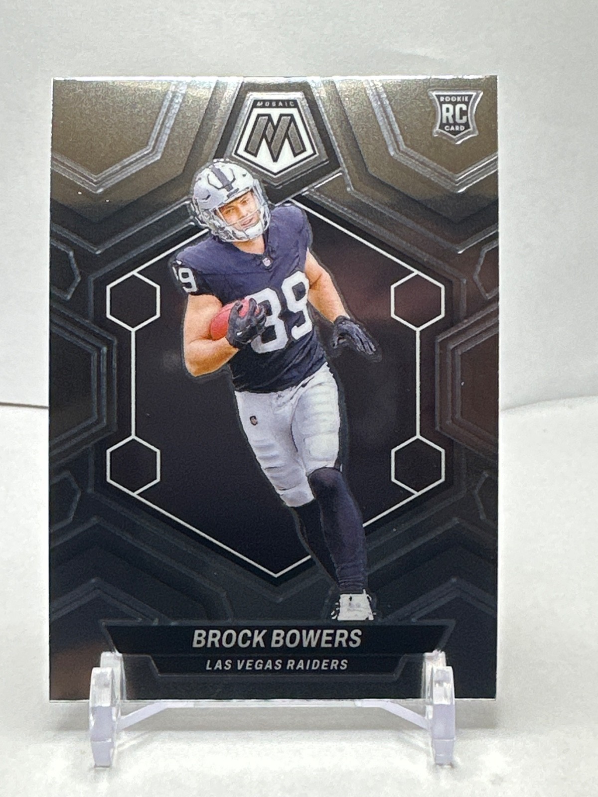 2024 Panini Mosaic - Rookies Brock Bowers #313 (RC)