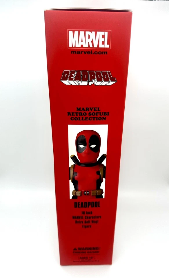 MEDICOM TOY - Vinilo retro Sofubi Collection DEADPOOL 10” Marvel Comics *sin usar, en caja* Foto 2 de 4