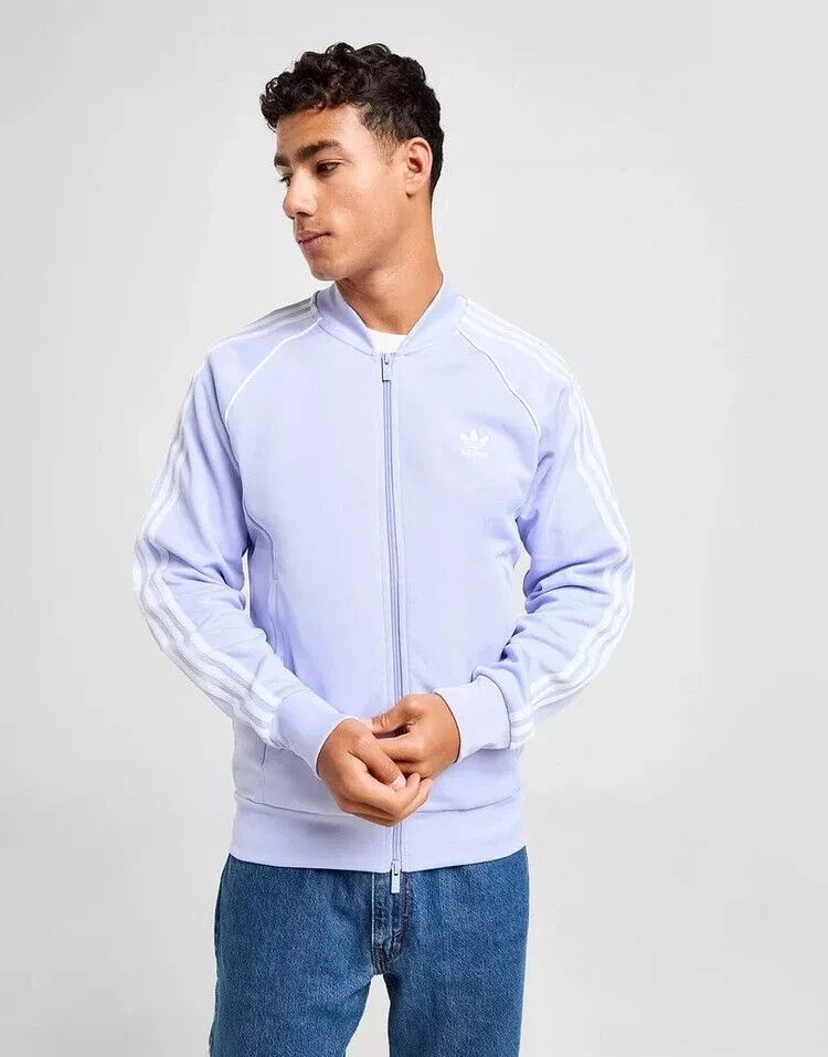 Giacca Adidas SST Track Top Viola/Bianco