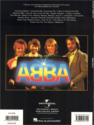 ABBA Gold Greatest Hits Songbook Noten für Keyboard sehr leicht - Bild 2 von 2