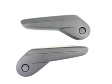 2008-2010 Caravan Town And Country Front Seat Armrest Pair Driver Passenger Gray