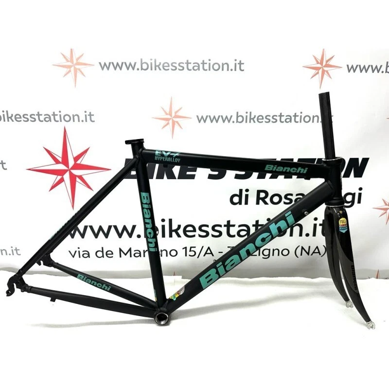 Cadre Et Fourche Vélo GIMONDI BIANCHI – Acier – Made In Italy – Taille Homme