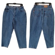 80's Gitano Medium Wash High Waist 100% Cotton Mom Jeans