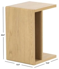 Safavieh KASSIA WOOD "C" TABLE, Reduced Price 2172746770 SFV2155A