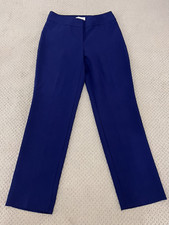 talbots women ankle blue pants size 6