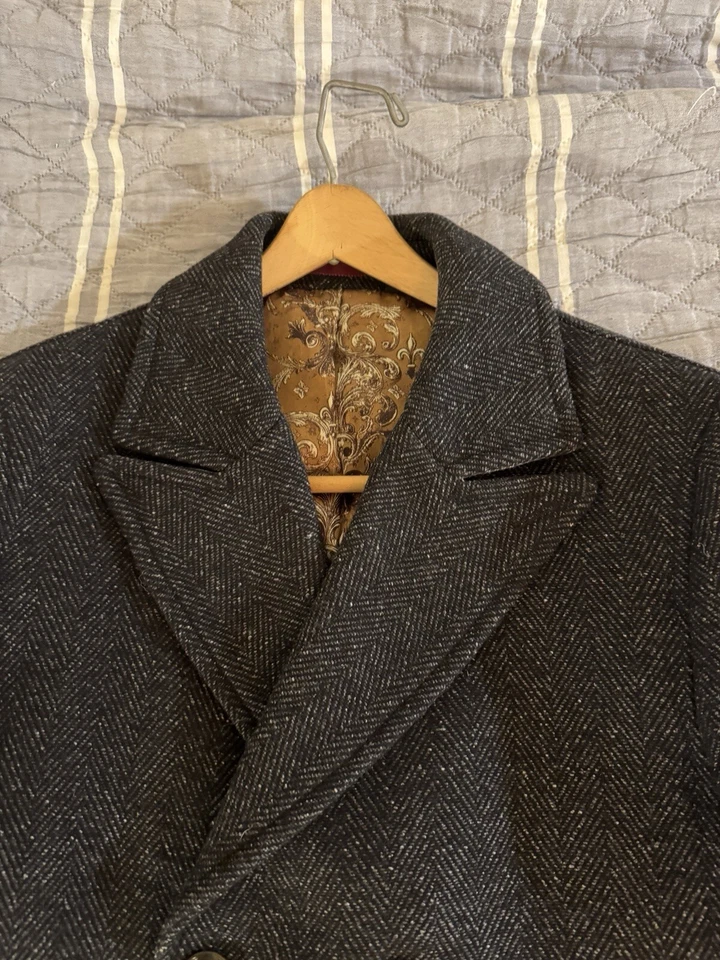 Ted Baker London Men’s Peacoat Size 4 (Large) Charcoal Gray - Image 2 of 4