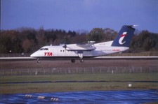 Dia PH-TTB De Havilland Canada 8-102A Trans Travel Airlines 35mm unger. O9-7-3