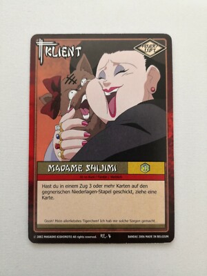 Naruto TCG Karte MADAME SHIJIMI KL-4 KLIENT