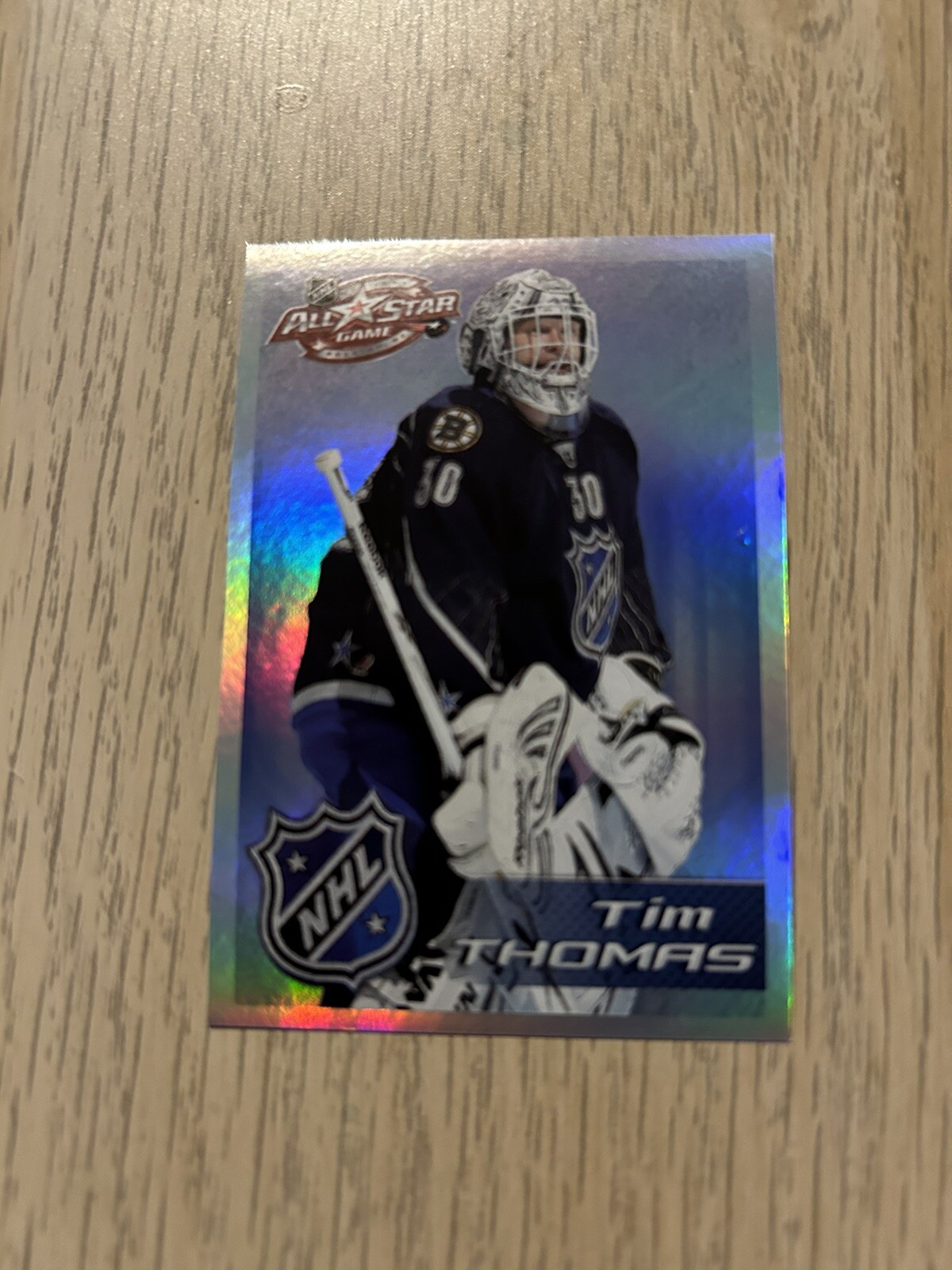2011-12 Panini NHL Hockey Stickers #362 Tim Thomas All Star Foil