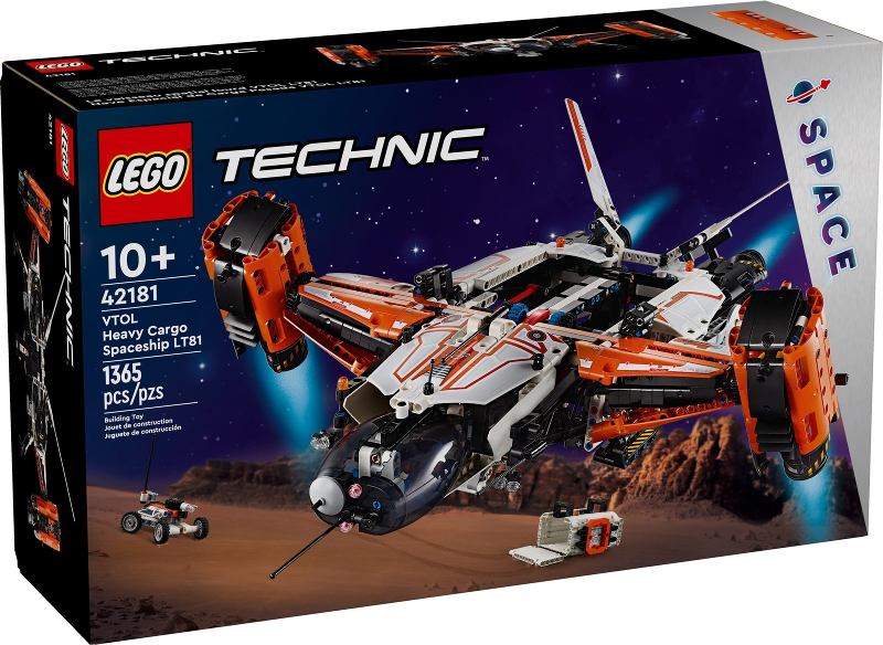 Lego VTOL Heavy Cargo Spaceship LT81 42181 Technic Minifigure
