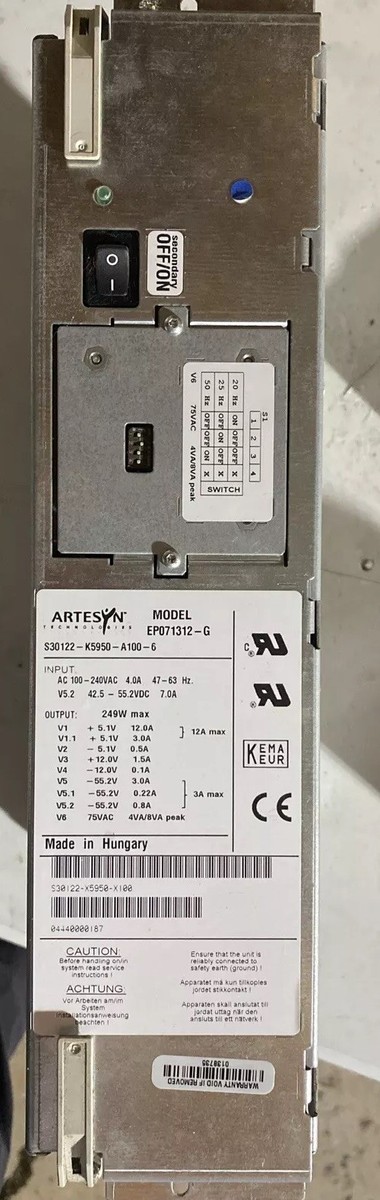Artesyn Siemens EP071312-G Power Supply Unit H150 Hipath