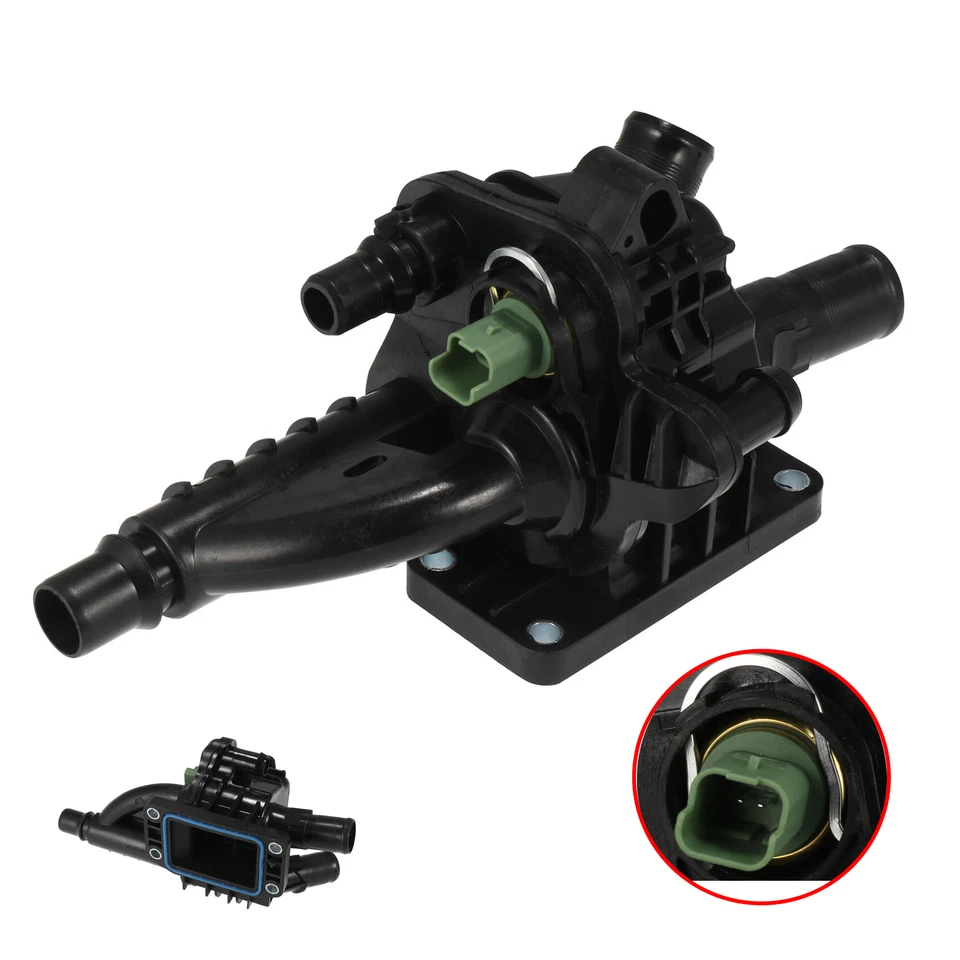 BOITIER DE THERMOSTAT pour CITROEN BERLINGO C3 C4 II JUMPY II 1.6 HDI - 1336AX - Photo 3/4