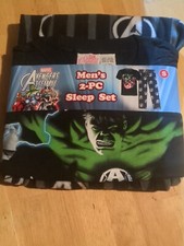 avengers men small pajama set