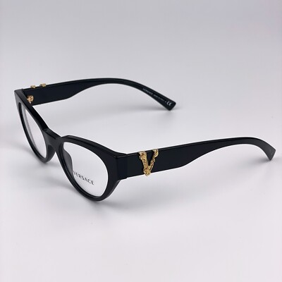 Versace Women Eyeglasses Black Demo Cat Eye VE3282 GB1 NEW  display picture 1