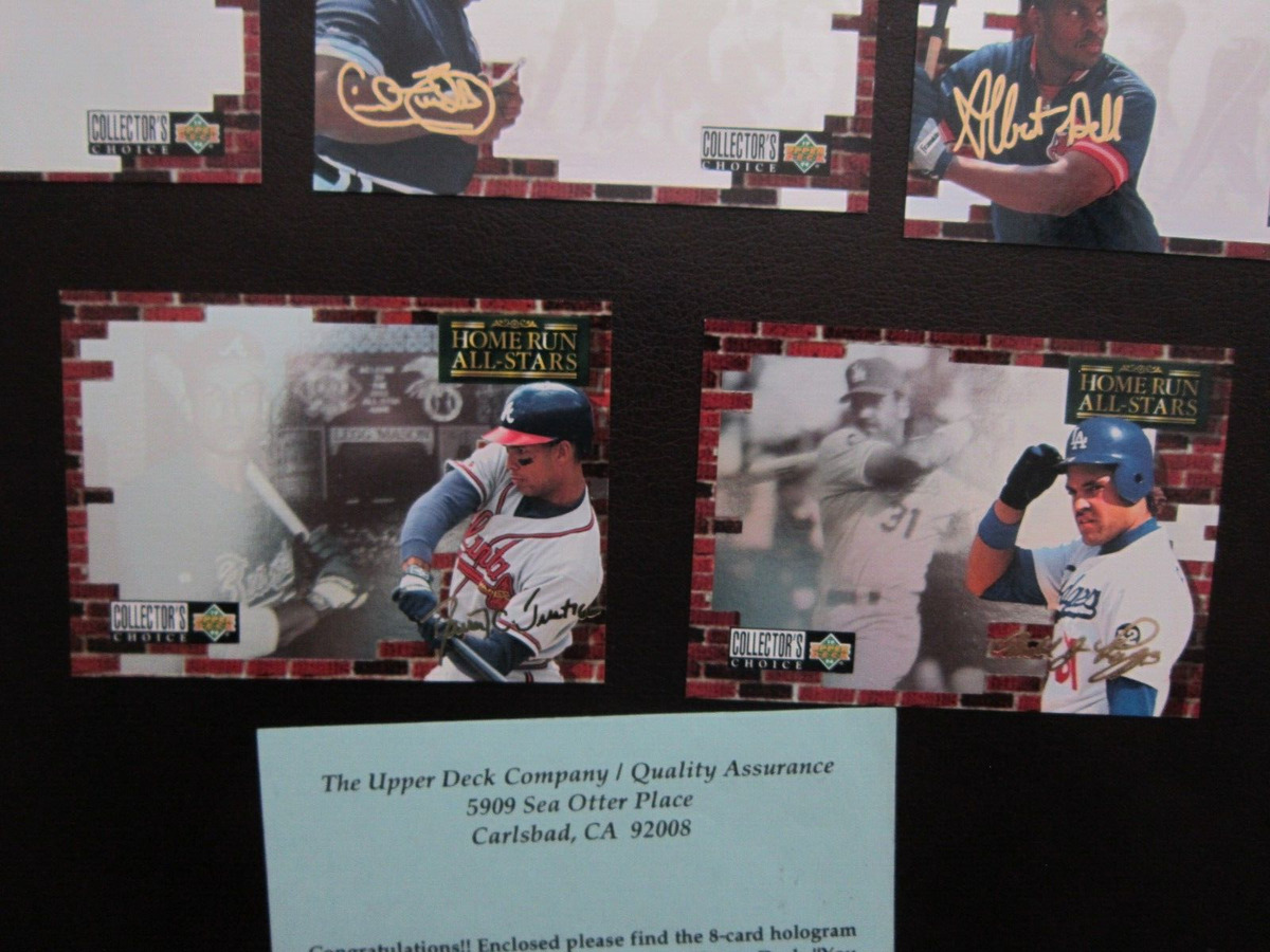 1994 Upper deck Collector’s Choice “You Crash The Card” Game 8 Card  Hologram Set