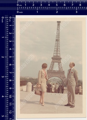 Faceless Woman Paris Eiffel Tower Couple Man Fashion Vintage Photo ...