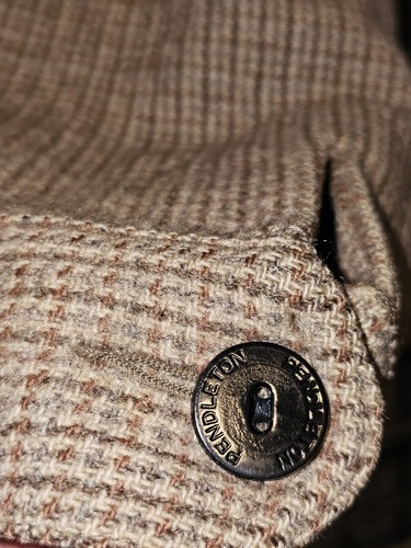 70'S Pendleton Pure Virgin Wool Jacket Vintage Made In The USA 🇺🇸 Size M Thick - Picture 5 of 19
