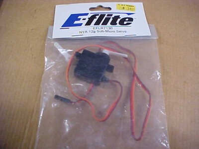 E-FLITE EFLR7130 = NYA 12G SUB-MICRO SERVO