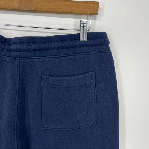 Hollister Sweatpants Men's Size L Navy Blue Tapered Drawstring Logo Vtg Y2K - Picture 9 of 9
