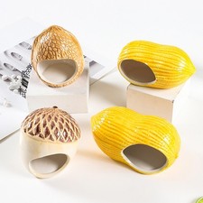 Cage de hamster en céramique mignonne Cool Habitat Cave Small Animal House