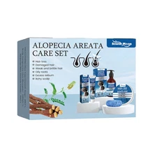 Alopecia Areata Care Set, Clean Scalp Supple Care Frizzy Hair Wash And Care Gift