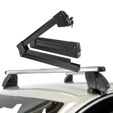 Skiträger Silver Ice ausziehbar+Dachträger K1P Alu für für Honda Jazz III 5Tür 1