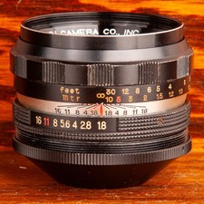 Petri CC 55mm 1.8 FT Mount Standard Prime Lens Tested Working