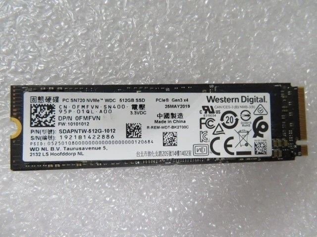 Western Digital M.2 Interface 512 GB Solid State Drives for sale