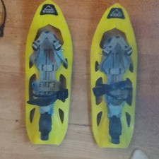 McKINLEY paire de raquettes à neige avec fixations jaune/gris Comme Neuve