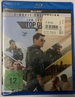 2 Blu rays -- Top Gun + Top Gun Maverick  -- Deutsch - - NEU - -