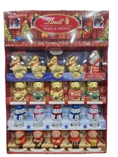 Lindt Teddy & Friends Christmas Milk Chocolate Treats, 4 Packs X 1.7 Oz Each