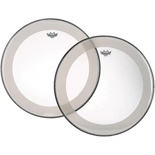 Remo Powerstroke 4 Clear Batter Bass Drum Head with Impact Patch 26 in.