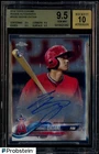 2018 Topps Chrome Shohei Ohtani Angels RC Rookie BGS 9.5 w/ 10 ON CARD AUTO