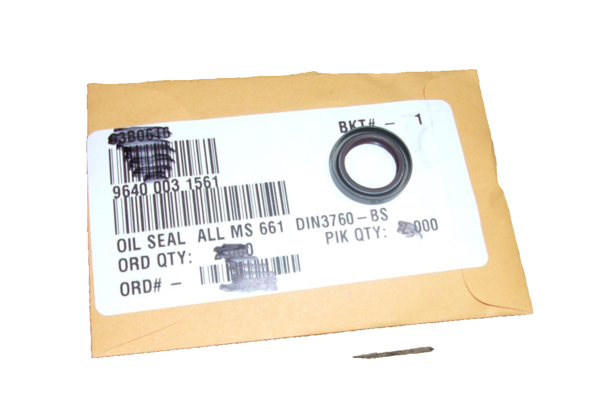 Stihl Oil Seal 15x22x4 9640-003-1561 OEM Genuine MS661 MS 661