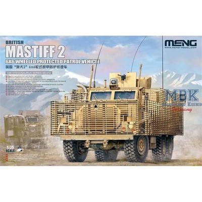 MENG MODEL MENG-SS012 British Mastiff 2 6X6 Wheeled Protected Patrol Veh