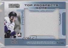 2014 ITG Heroes and Prospects Top Game Used Jersey Blue 43/60 Lawson Crouse g3b