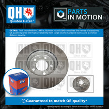 2x Par de discos de freno ventilados para Skoda Scala NW1 1.0 delanteros 2019 en juego de 256 mm QH